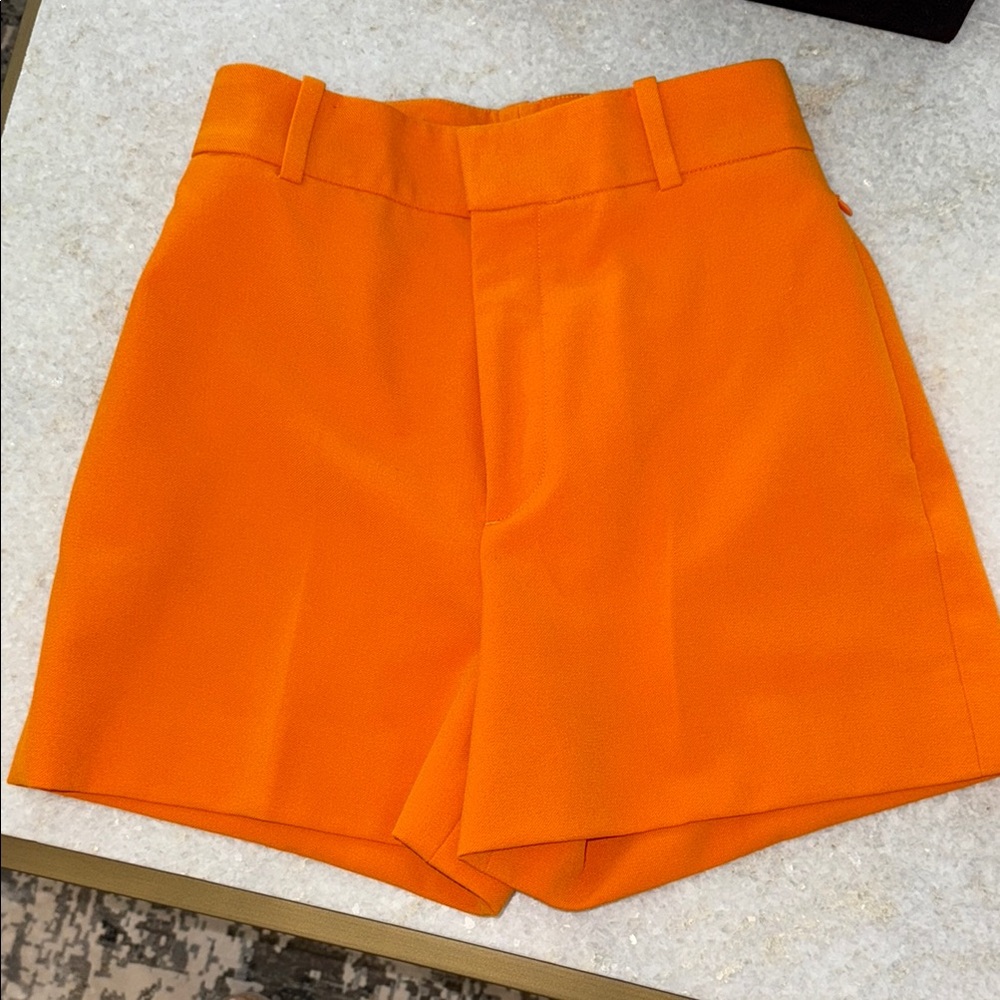 Frame Denim High Waist Orange Women's Shorts Sz 00